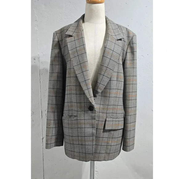 Vintage Pendelton 100% Wool Plaid Blazer sz 8 - Picture 1 of 5